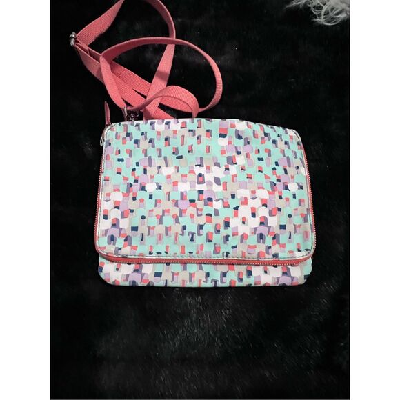 Fossil Multicolor Top Zip Keyper Crossbody Purse - Picture 3 of 6